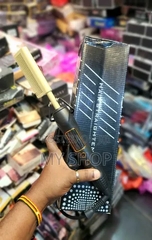 Electric Metalic Hair Comb