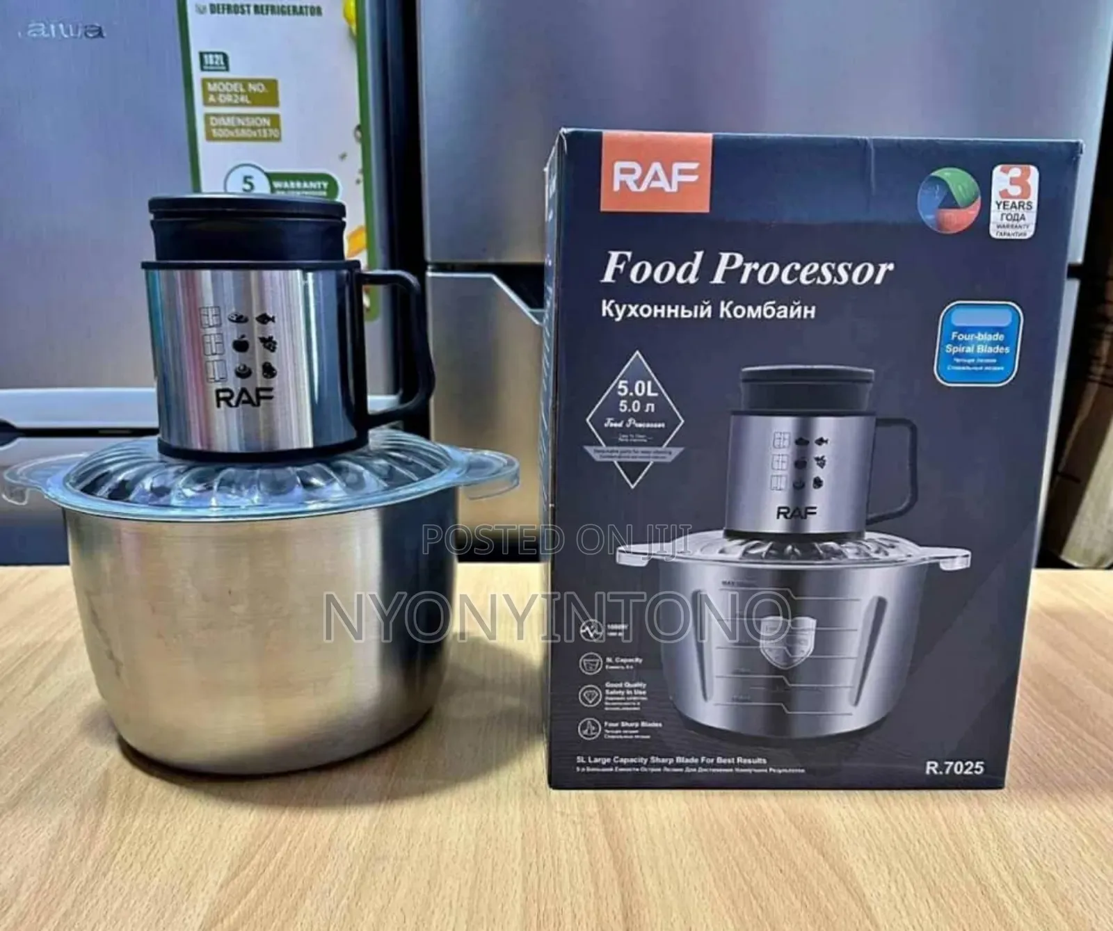Raf 5litres Food Chopper/Provet