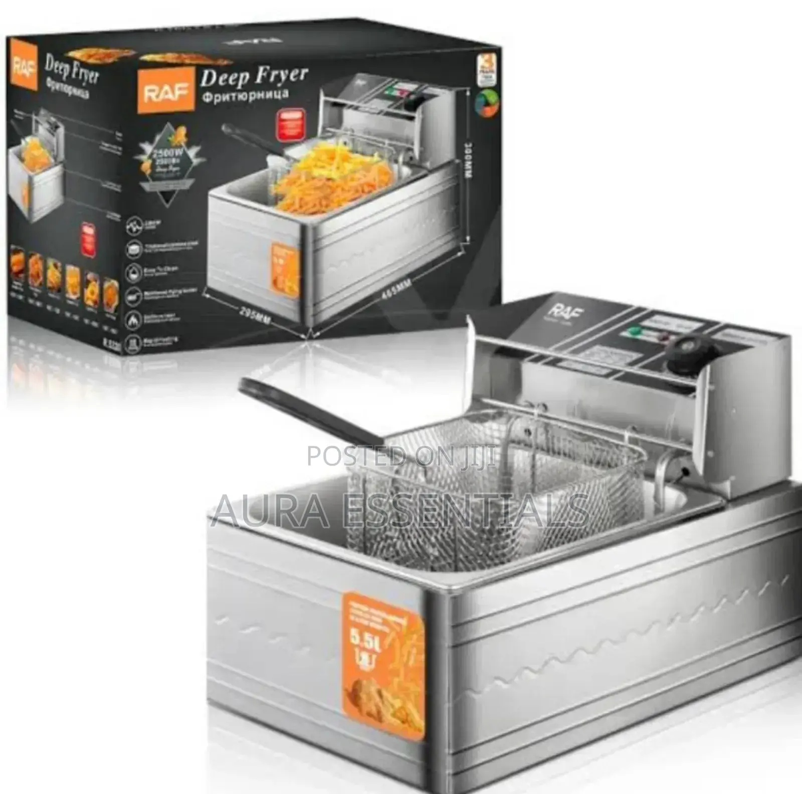 Electric Deep Fryer With 5.5l Tank