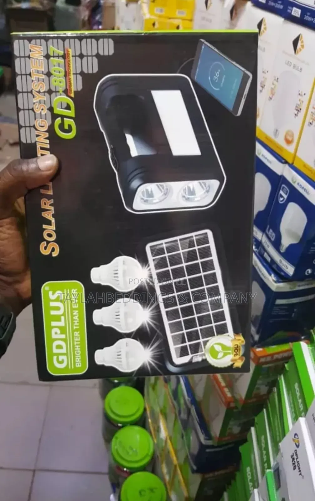 Solar Kit With 3 Lighting Bulbs With German Technology