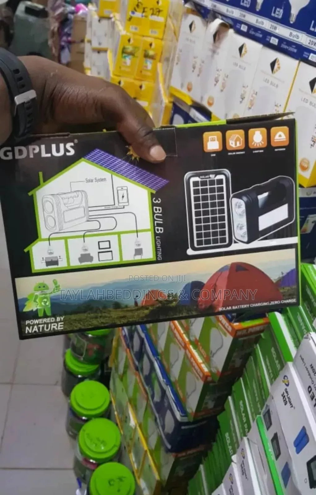 Solar Kit With 3 Lighting Bulbs With German Technology