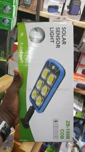 150w Wall Mounted Solar Sensor Light - Orange Blue