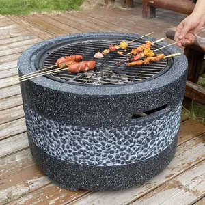Garden Fire Pit Outdoor Party BBQ Fire Pit Bowl Grill "Big"