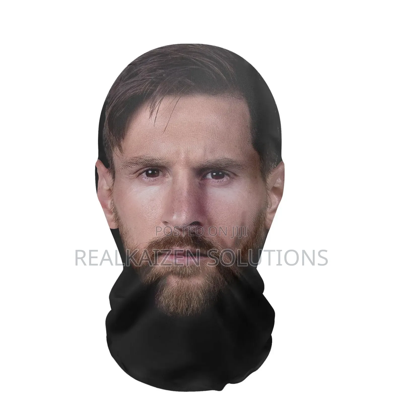 Realistic Lionel Messi 3d Printed Breathable Full Face Mask