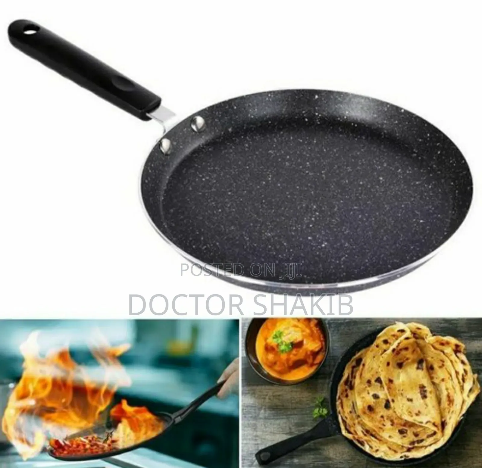 26 Cm Frying Pan - Black