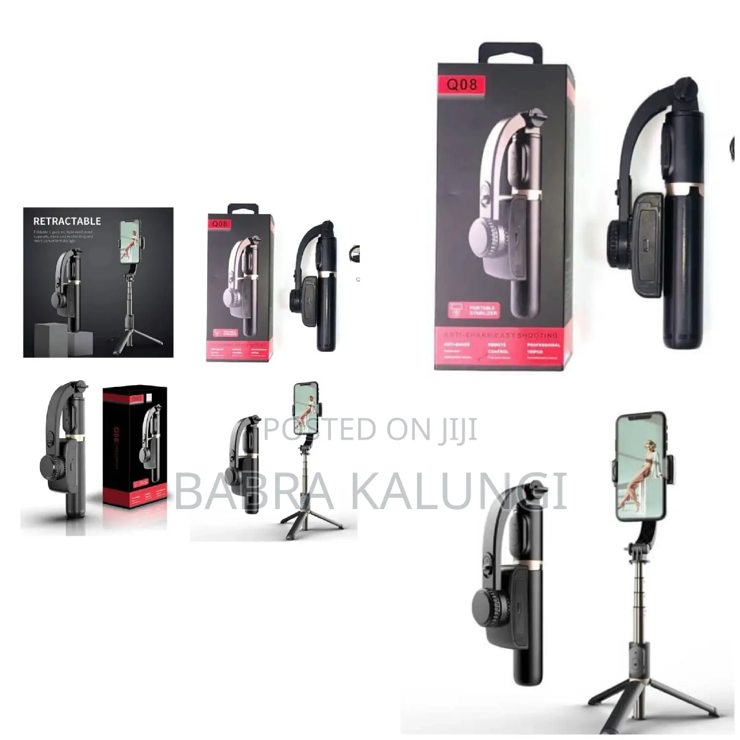 Smart Selfie Stick Gimbal Tripod Handheld Auto Stabilizer