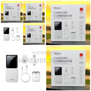 Yesido 5 in 1 Combo Pack Charger Combination