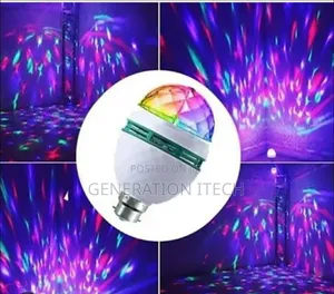 Led Rotating Party Light Bulb With Many Colours