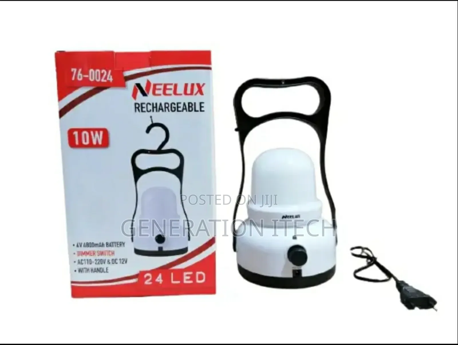 Neelux Emergency Rechargeable Light Lamp