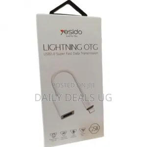 Yesido Lightening Otg Adapter - White