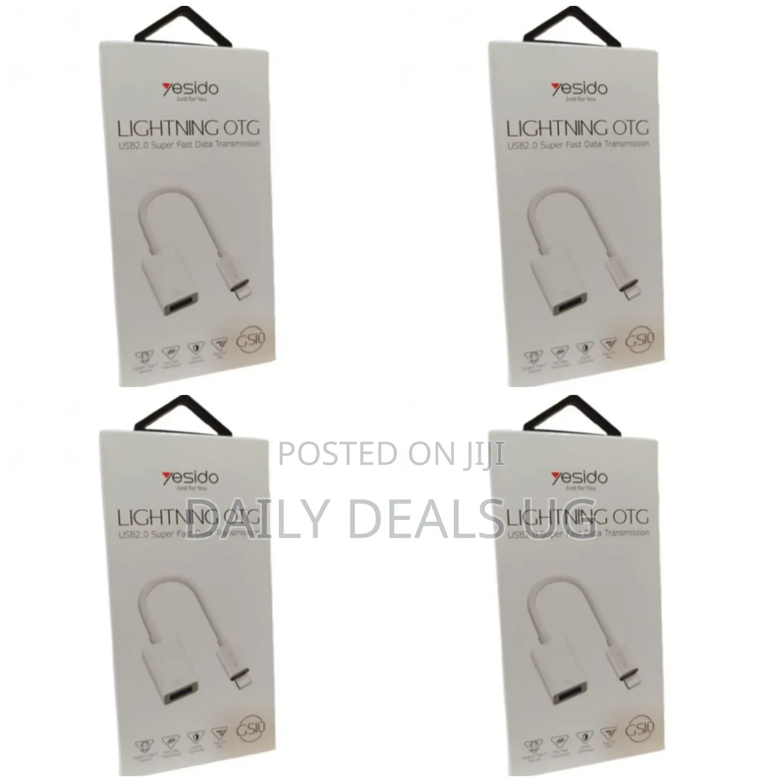 Yesido Lightening Otg Adapter - White