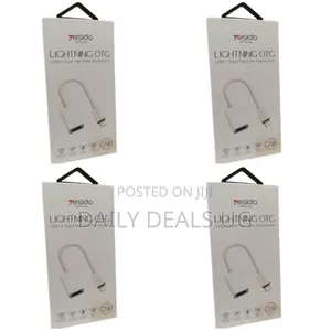 Yesido Lightening Otg Adapter - White