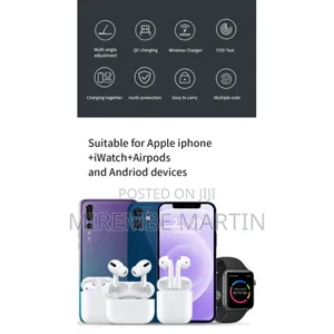 Ds13 Foldable Portable Usb Fast 4 in 1wireless Charging Dock