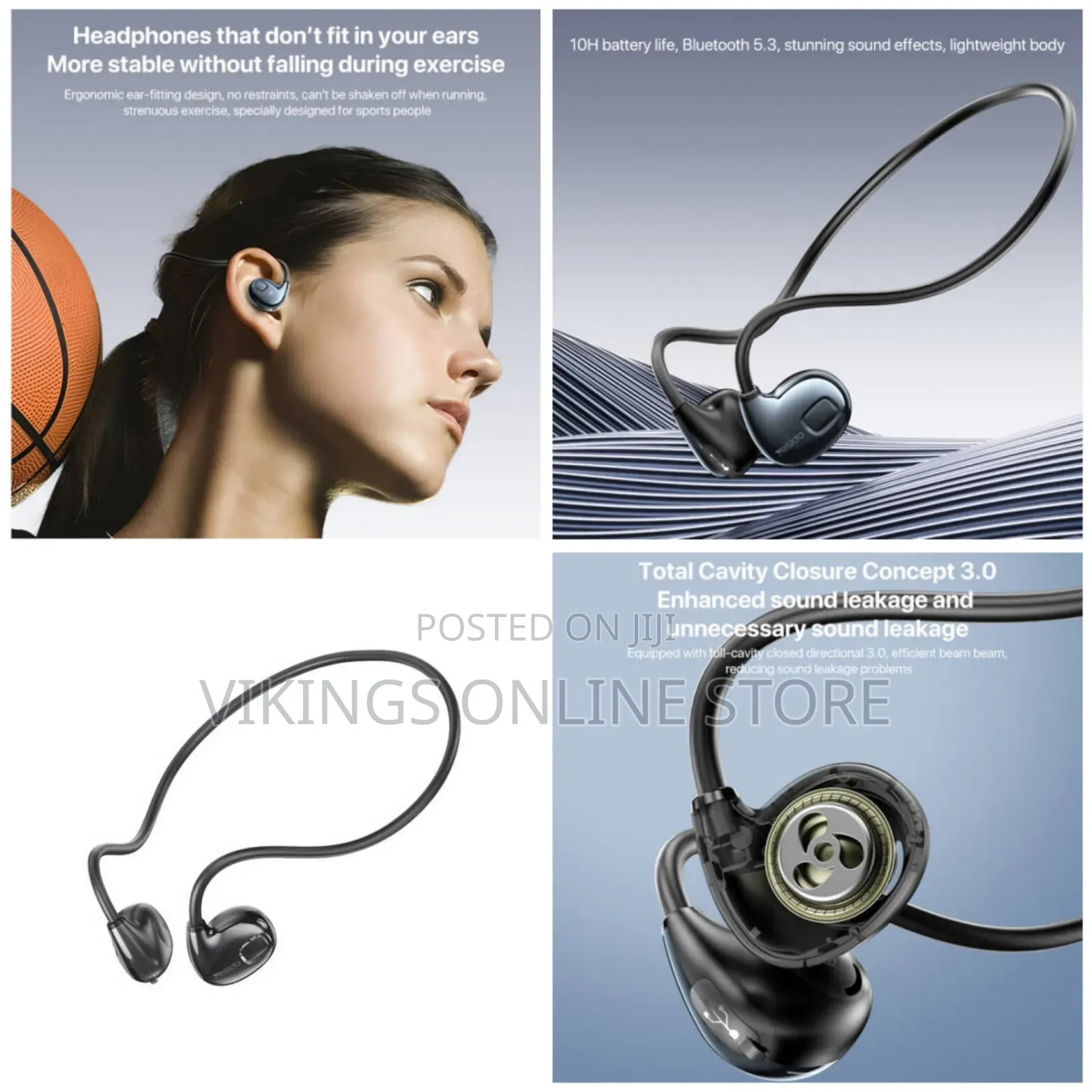 Neckband Earphone, Wireless, , Bluetooth 5.3, Yesido Ysp11