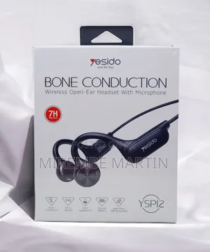 Yesido Bone Conduction Wireless Earphone Black Ysp12