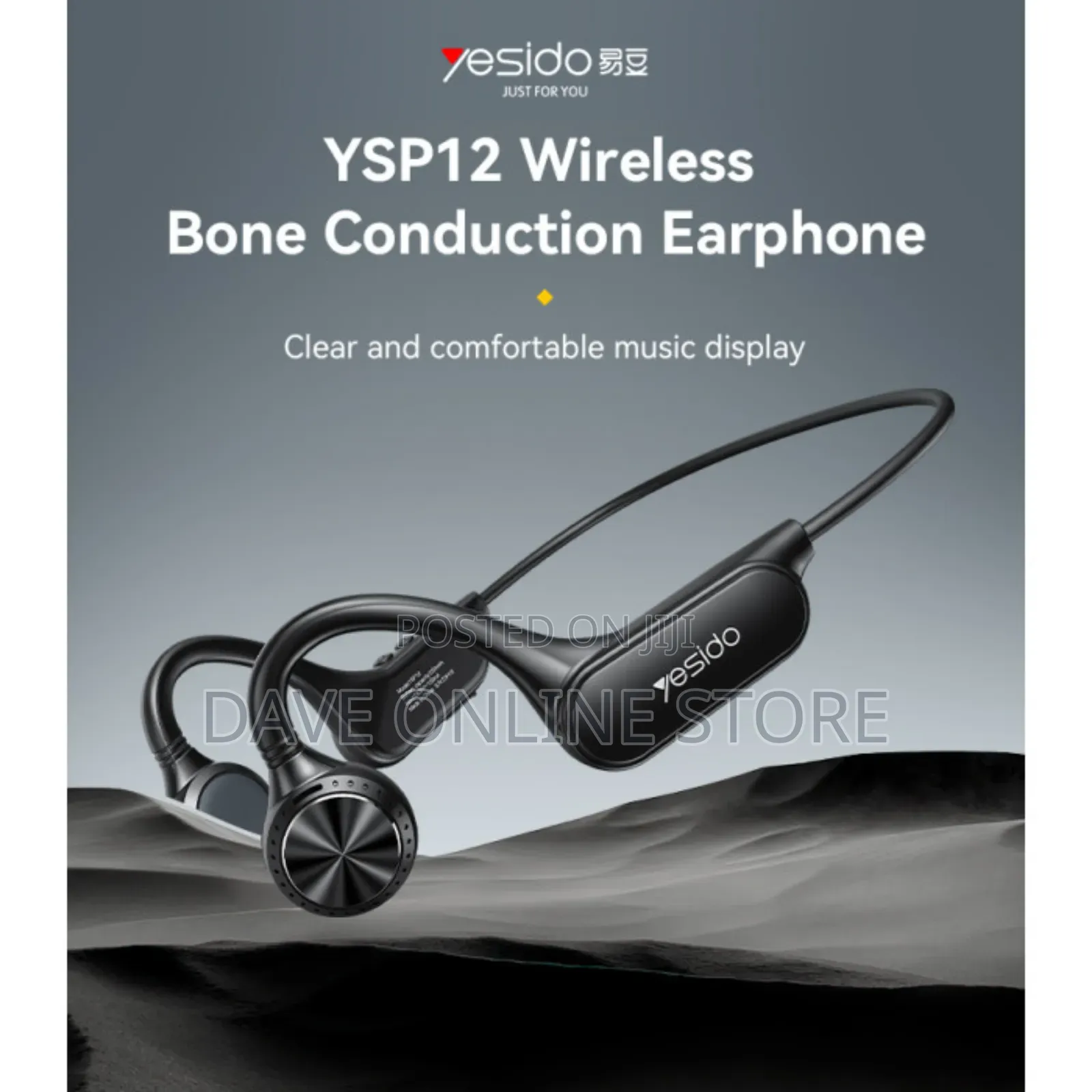 Ysp12 Bt5.3 Waterproof Wireless Bone Conduction Earphone