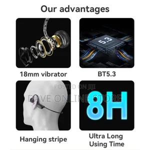 Ysp12 Bt5.3 Waterproof Wireless Bone Conduction Earphone