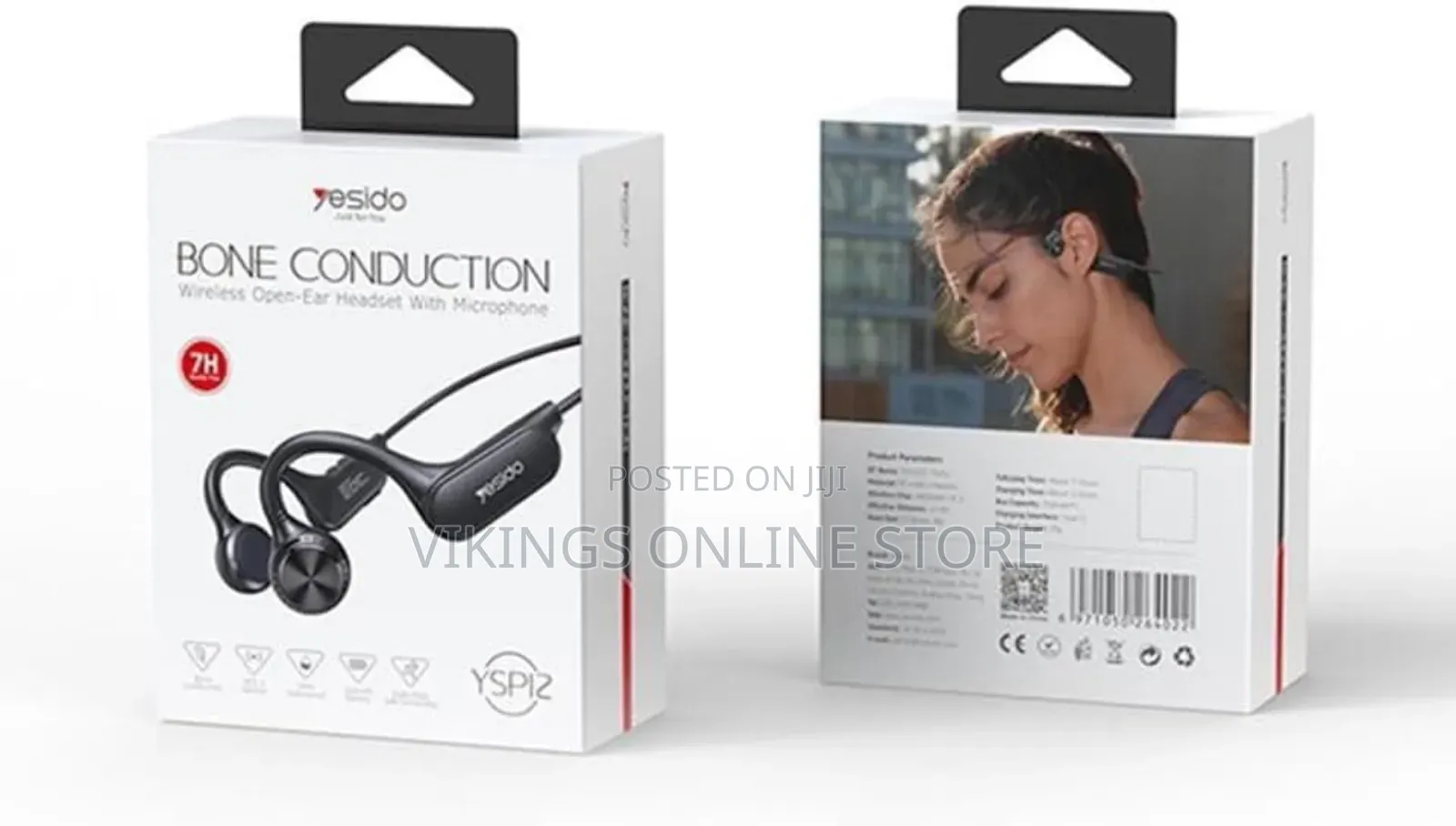 Ysp12 Bone Conduction Wireless Neckband Sport Headset