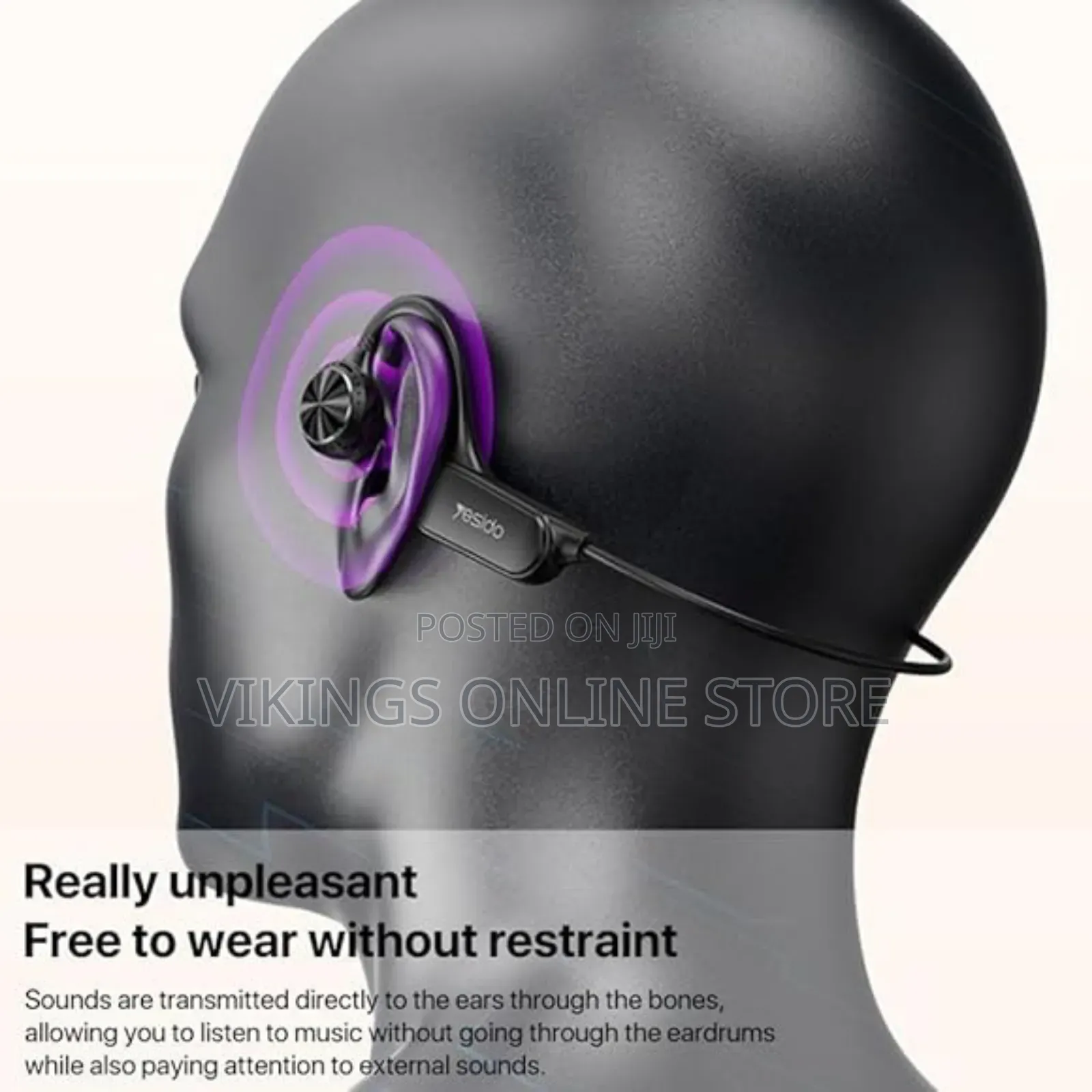 Ysp12 Bone Conduction Wireless Neckband Sport Headset