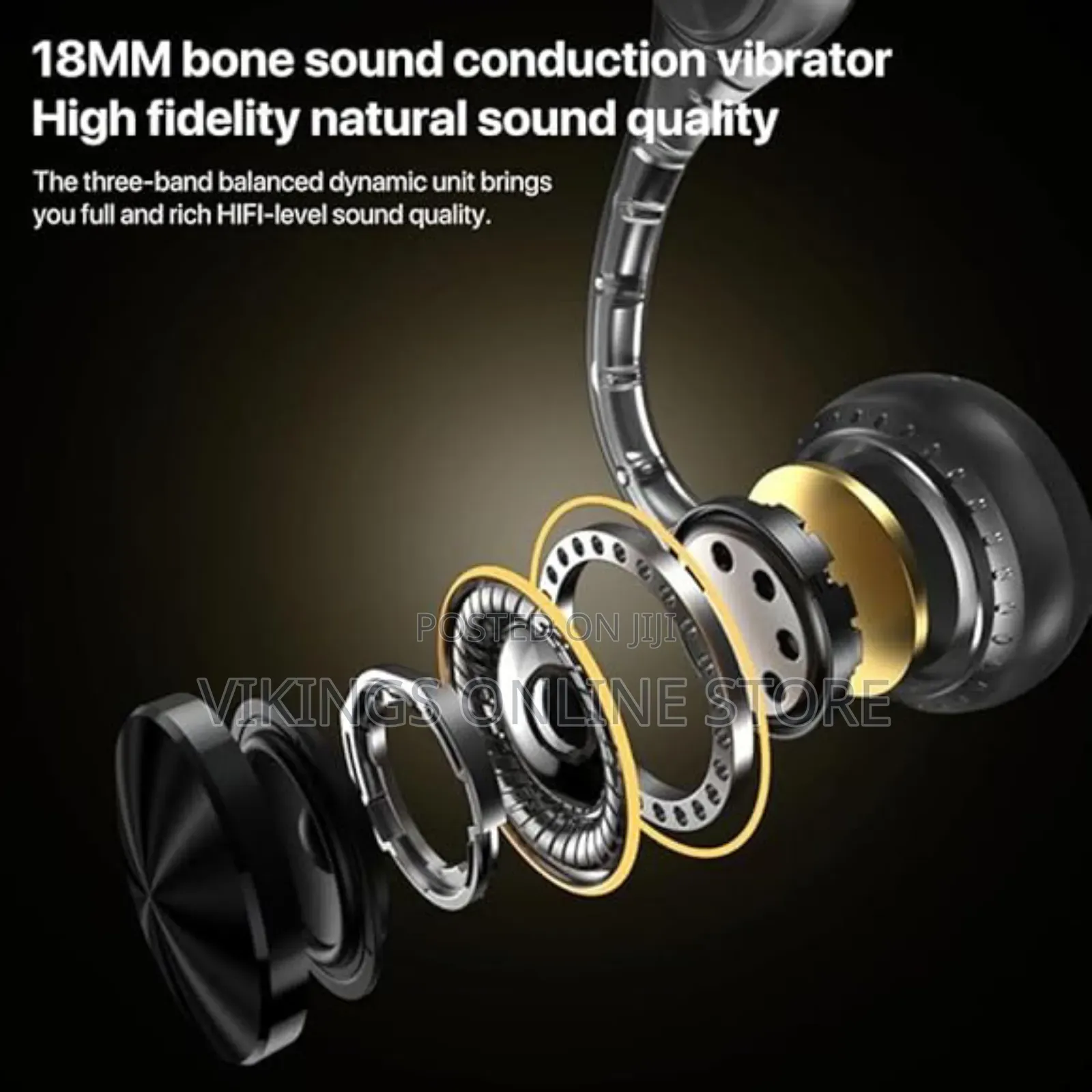 Ysp12 Bone Conduction Wireless Neckband Sport Headset