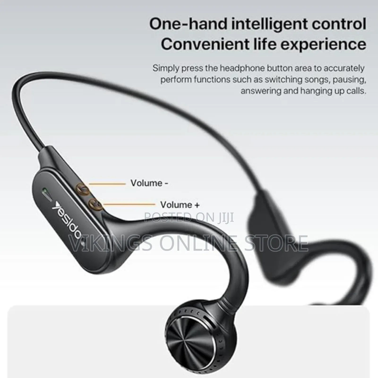 Ysp12 Bone Conduction Wireless Neckband Sport Headset