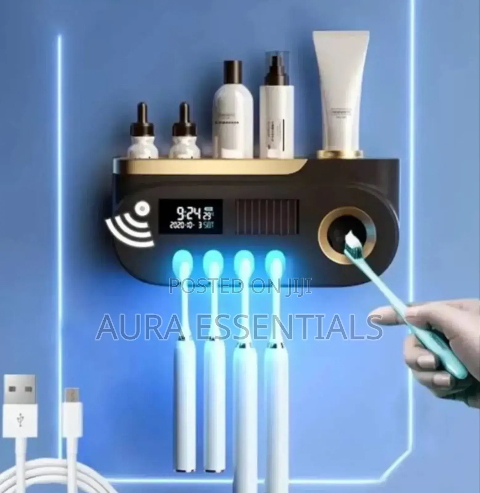 New Multi Hanging Toothbrush Holder