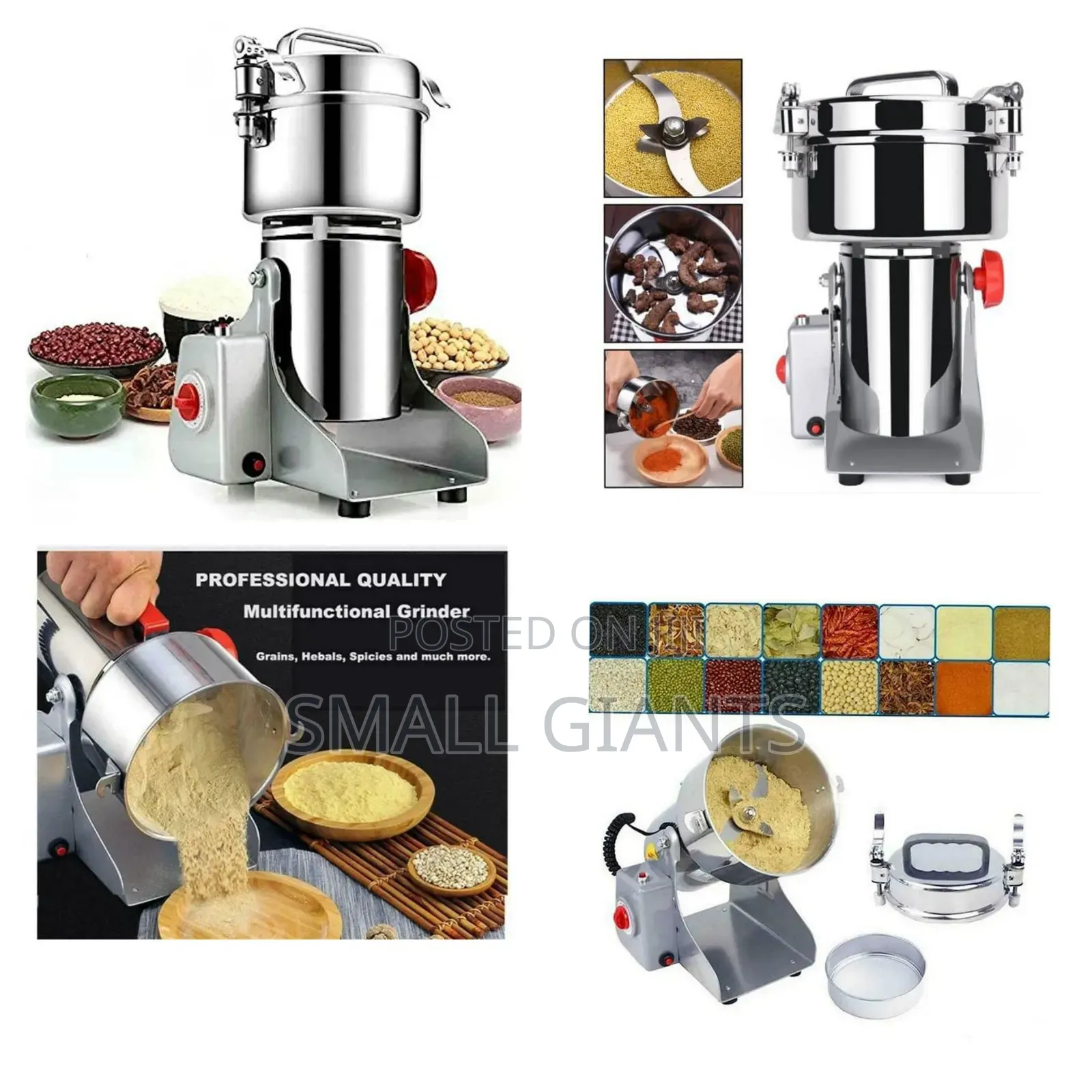 High-Speed Electric Dry Food Grinder, 1000g