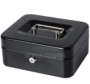 Cash Box With Coin Separator Tray