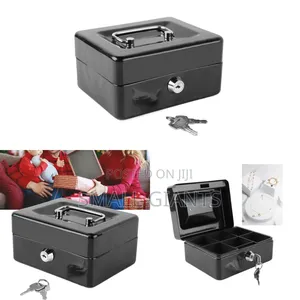 Portable Robust Metal Cash Box