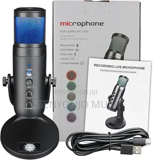 Jmary Mc-pw9 Wired Usb Rgb Microphone - Recording Microphone
