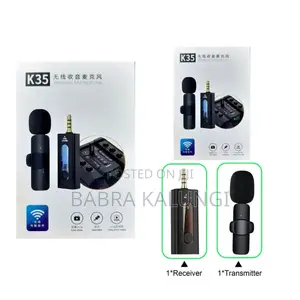 Black Wireless Microphone