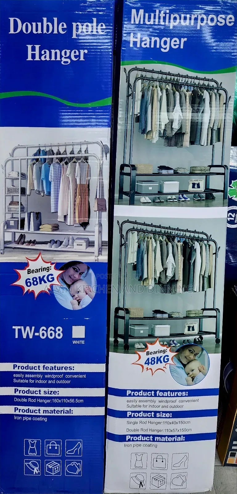 Multipurpose Hanger for Organizing Clothes, Shoes, and Bags.
