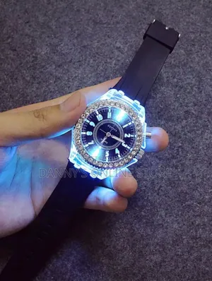 Fashion Women's Rhinestone Studded Led Multicolor