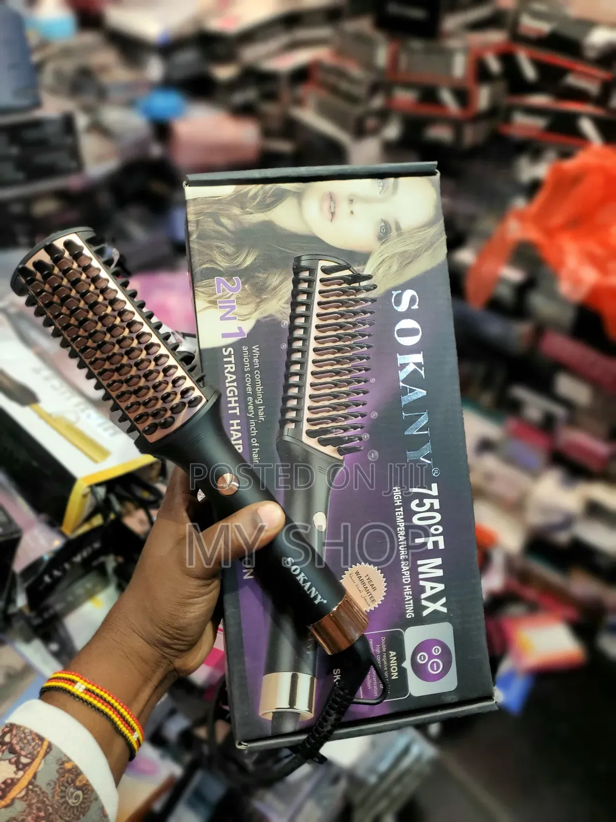 Straightening Hair Brush