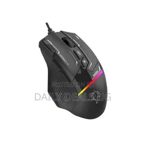 Porodo Gaming 8d RGB Wired Mouse Dpi 7200 - Black