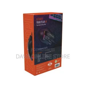 Porodo 7200 Dpi Gaming Wired Mouse With Program 8 Keys Black
