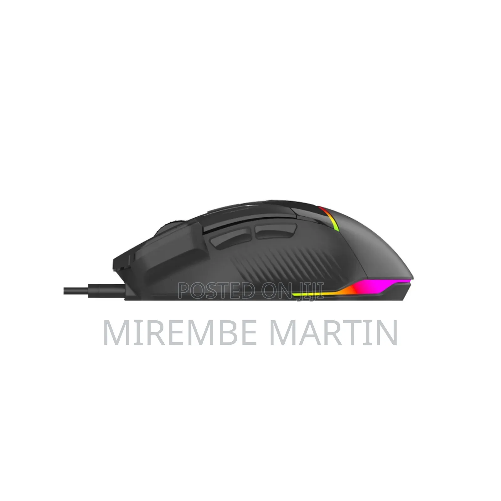 Porodo Gaming 8d RGB Wired Mouse Dpi 7200 - Black