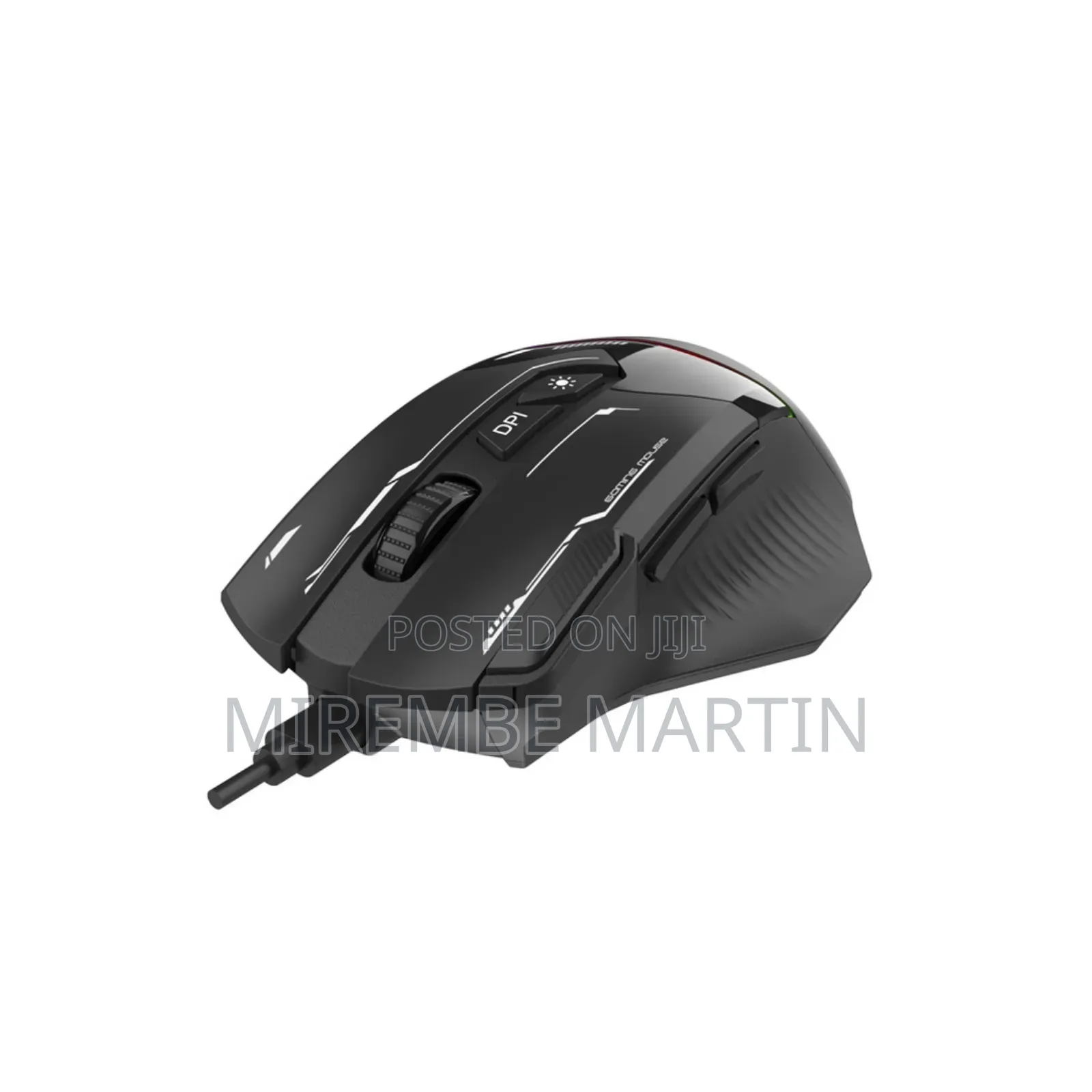 Porodo Gaming 8d RGB Wired Mouse Dpi 7200 - Black