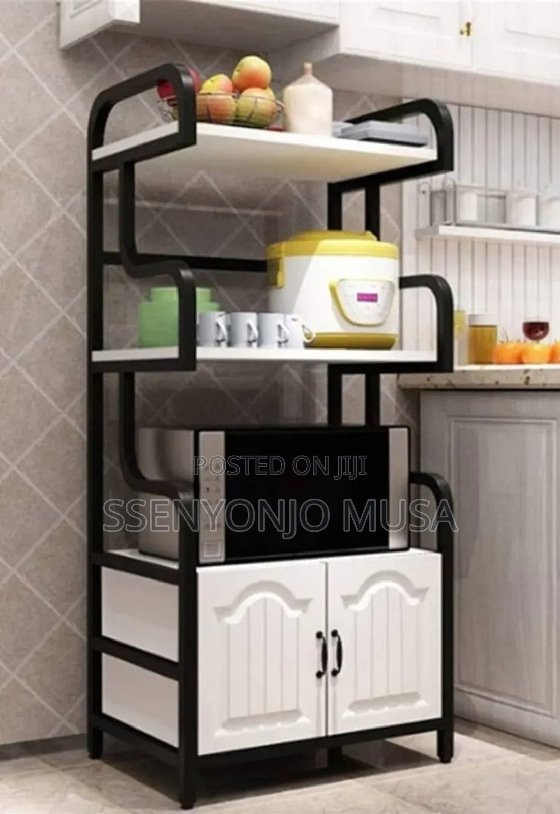 Kitchen Rack - 3-tier Storage Shelf For Cookware, Utensils