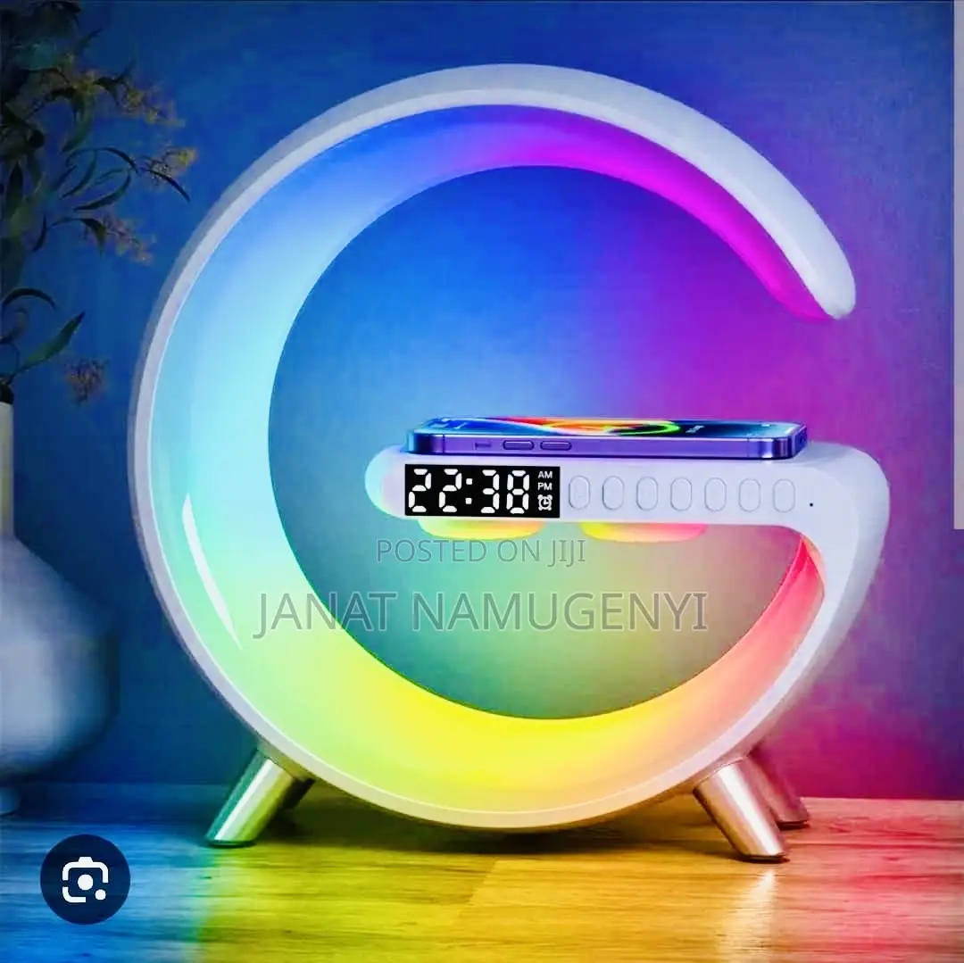 Wireless Bluetooth Speaker, Light, Charger and Clock
