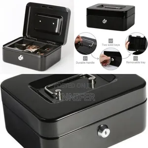 Cash Box With Coin Separator Tray-mult Colour