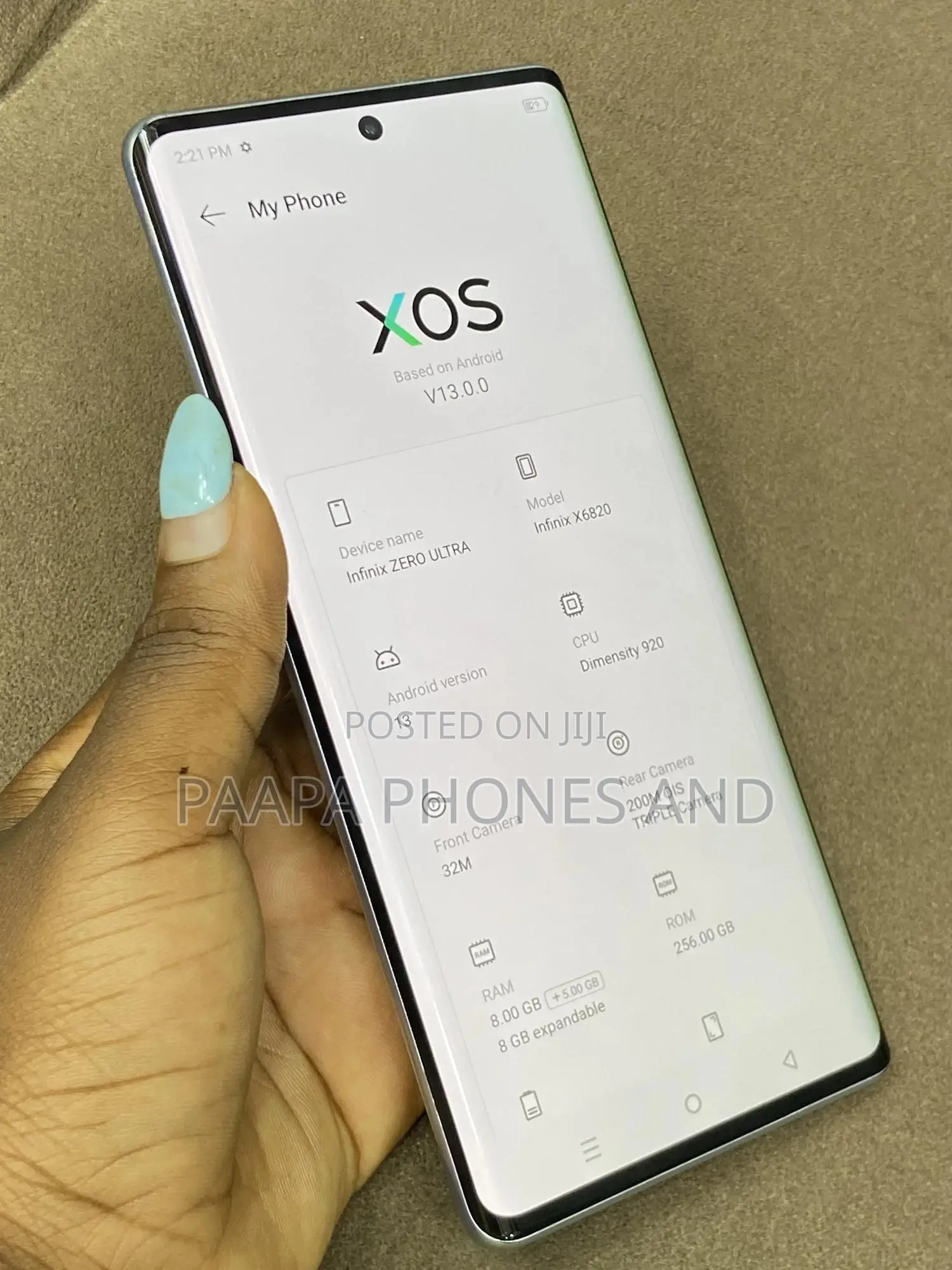 Infinix Zero Ultra 256 GB White