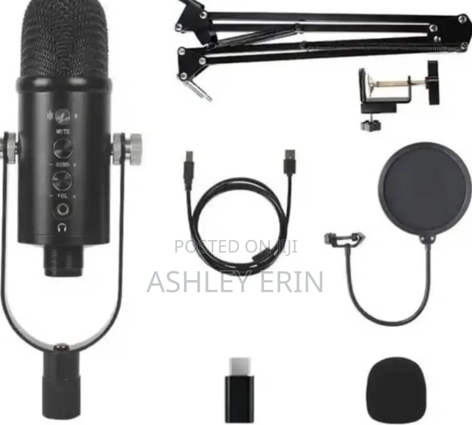 Usb Professional Microphone -Black