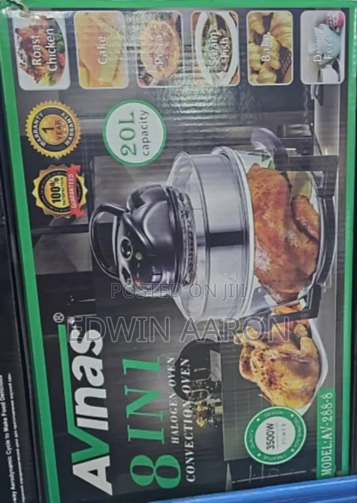 8 in 1avinas Halogen Oven 20l