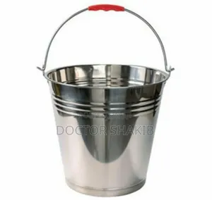 Strong 10l Stainless Steel Water Milk Bucket Daily