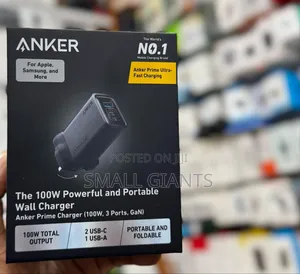 Anker Prime 100w Gan Wall Charger