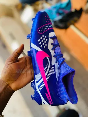 Blue Colors With White Colour Nike Boots