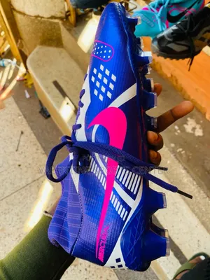 Blue Colors With White Colour Nike Boots