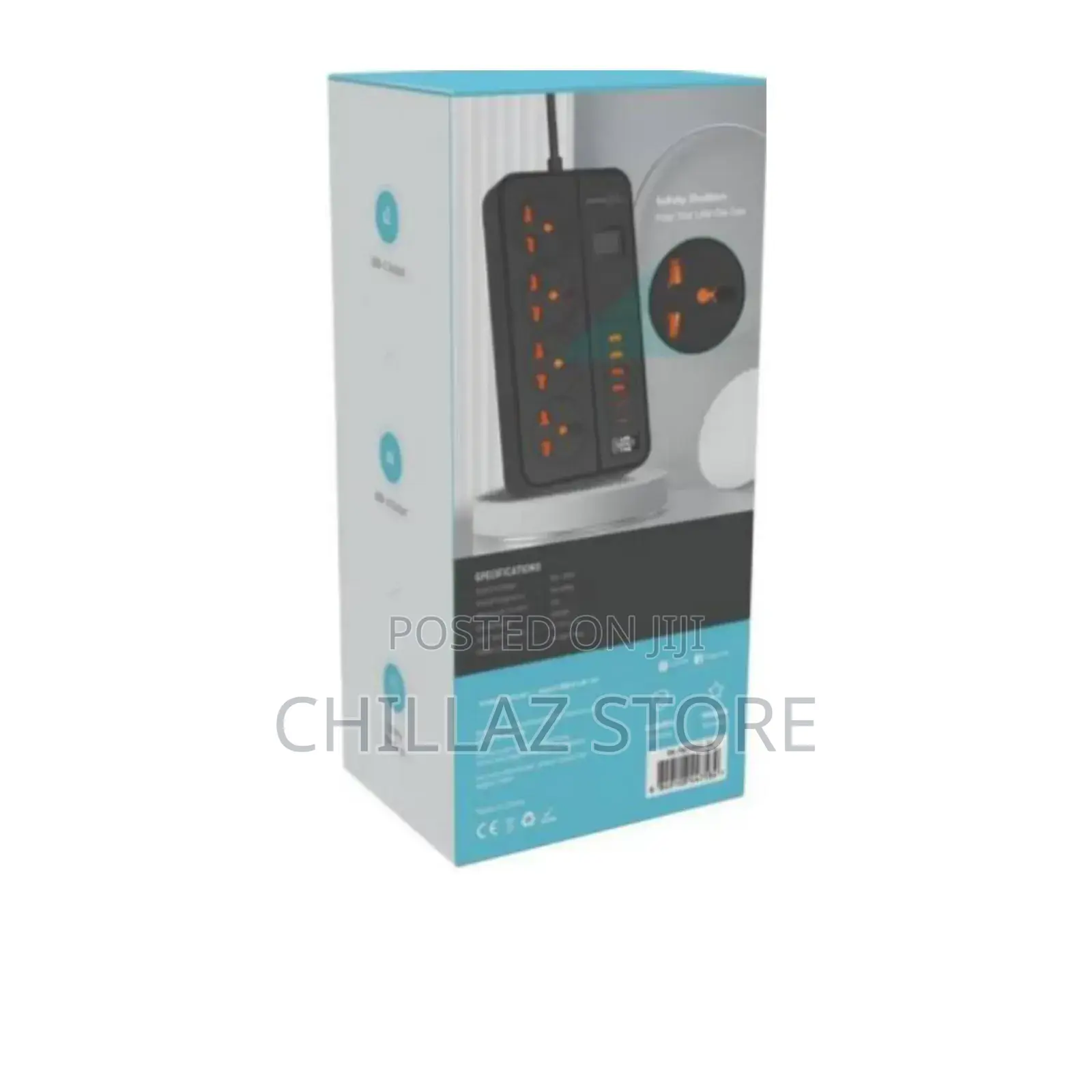 Porodo Blue 4 Ac Power Socket.