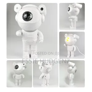 Astronaut Projection Light Sky Moon Star